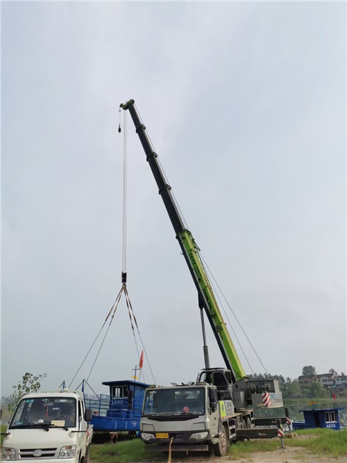 河源市桥梁建设吊装案例